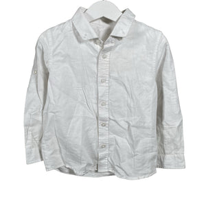 Unisex Marks&Spencer - Collared shirt, size 104 - 110 - White (1)