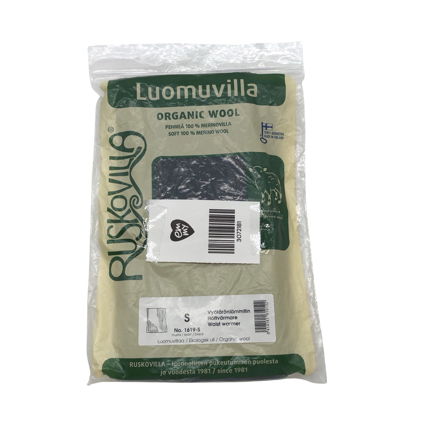 Unisex Ruskovilla - Belly band, size 36 - Black (2)