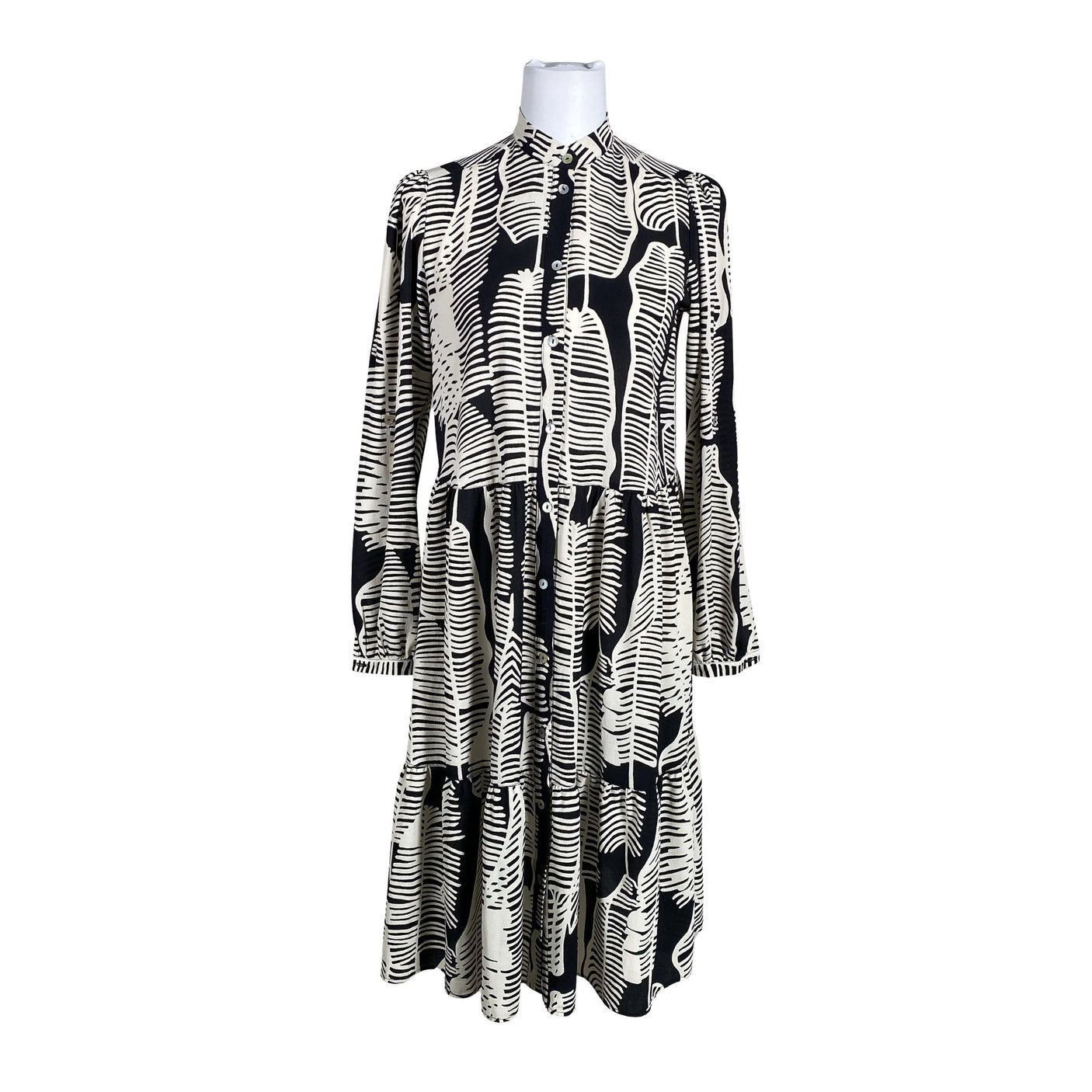 Unisex Summum Woman - Schiffon dress, size 34 - Black (1)