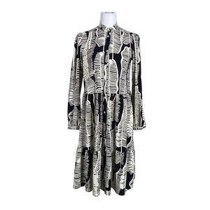 Unisex Summum Woman - Schiffon dress, size 34 - Black (1)