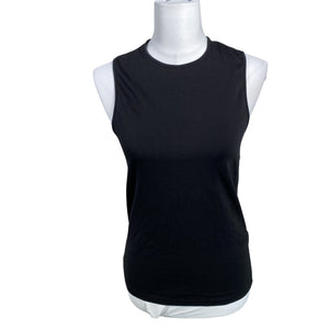Unisex COS - Tricot tank top, size 36 - Black (1)