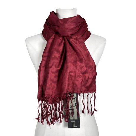 Unisex Trendy Line - Scarf, size Ei kokoa - Wine red ()