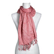 Unisex Trendy Line - Scarf, size Midi - Light pink ()