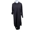 Unisex Zizzi - Schiffon dress, size 46 - Black ()