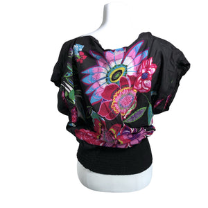 Unisex Desigual - Short-sleeved blouse, size 40 - Black (2)