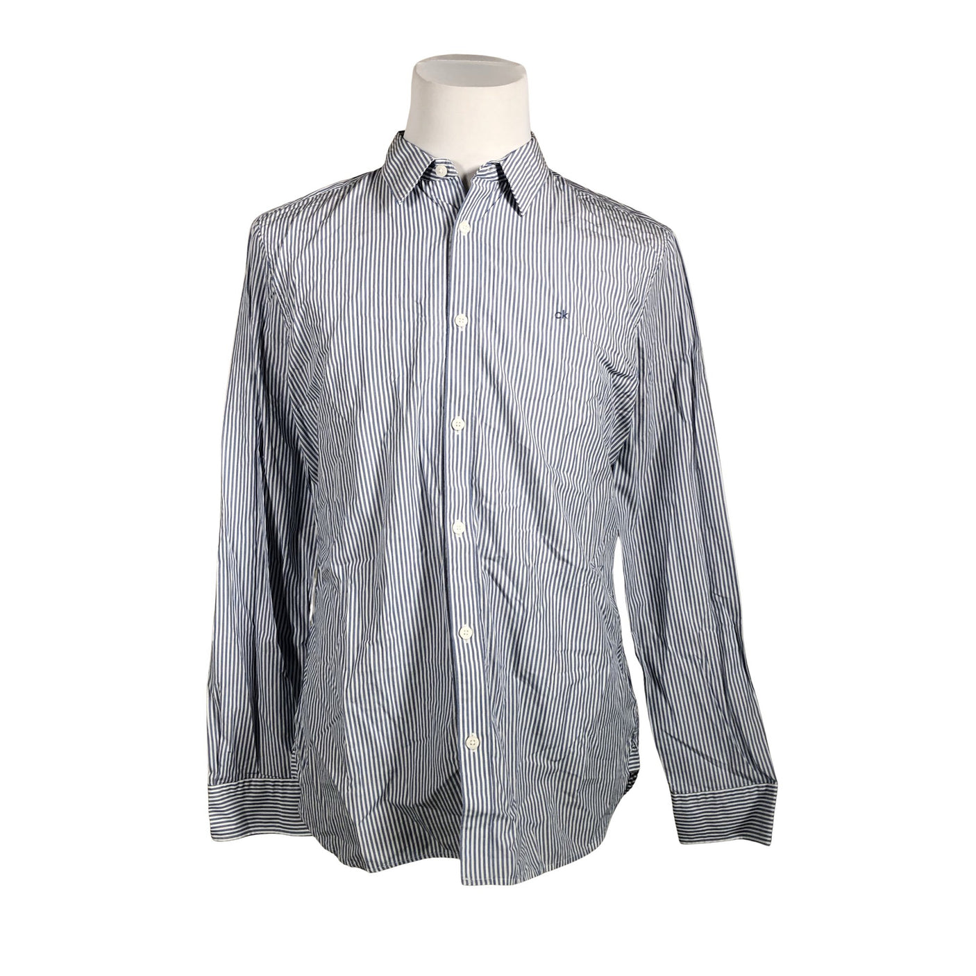 Unisex Calvin Klein - Collared shirt, size L - Light blue (1)