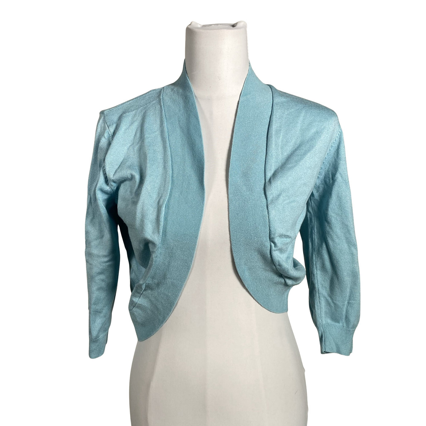 Unisex More&More - Knit bolero jacket, size 38 - Light blue (1)