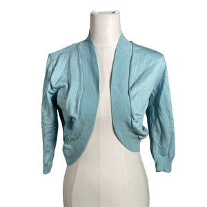 Unisex More&More - Knit bolero jacket, size 38 - Light blue (1)