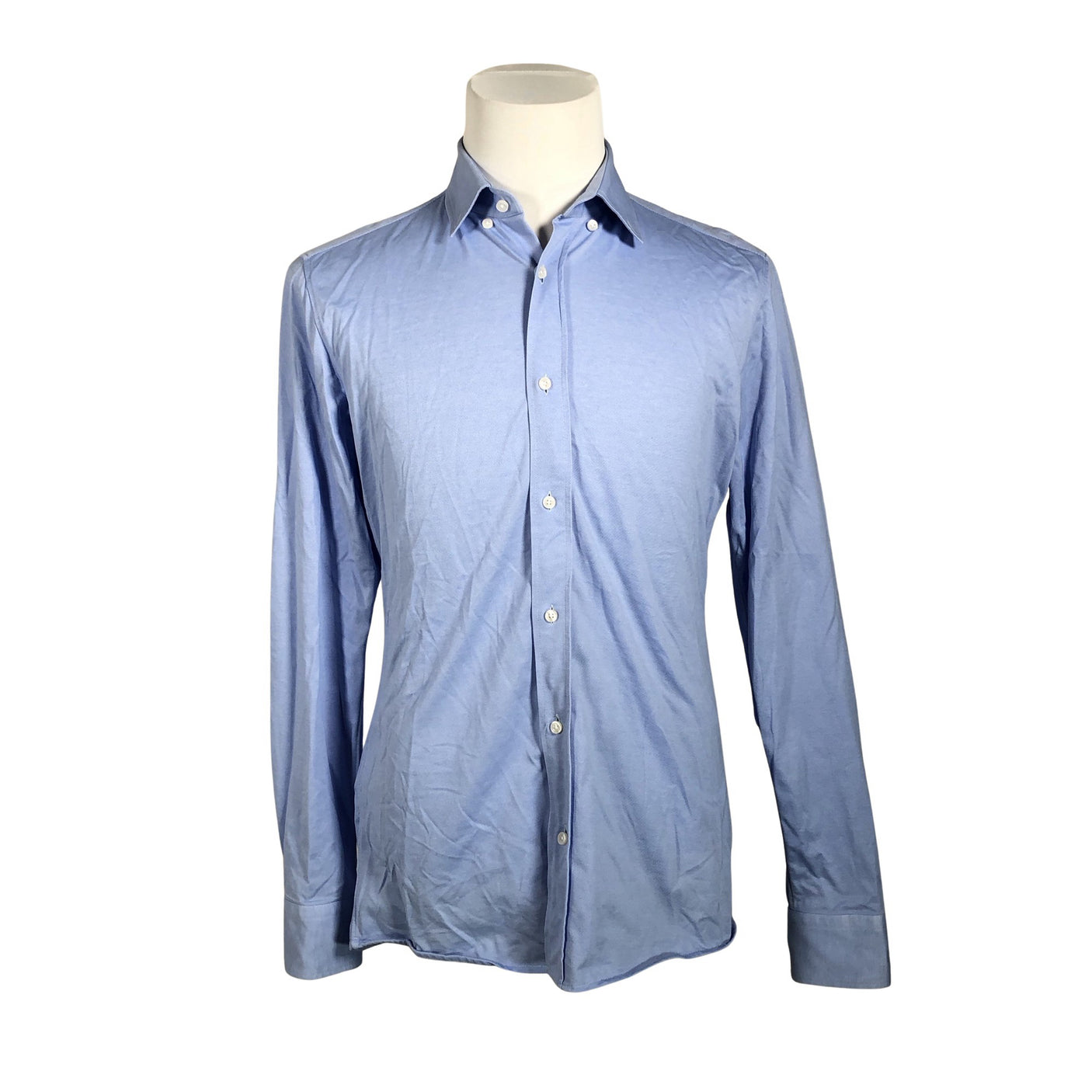 Unisex Hugo Boss - Collared shirt, size M - Light blue (1)