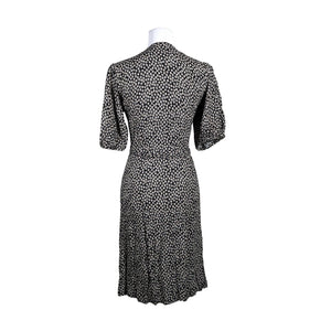 Unisex Part two - Schiffon dress, size 38 - Black (2)