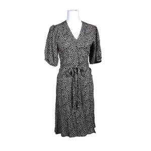 Unisex Part two - Schiffon dress, size 38 - Black (1)