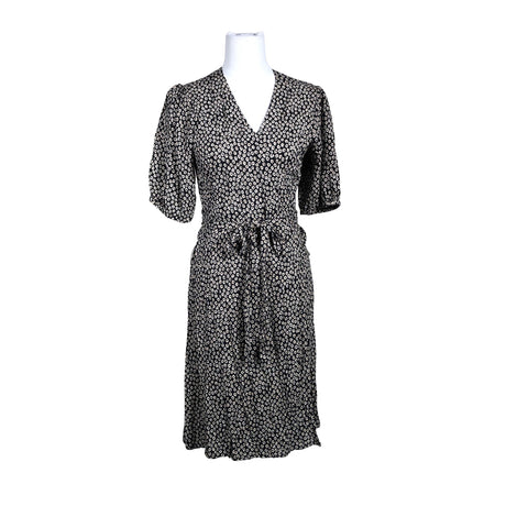 Unisex Part two - Schiffon dress, size 38 - Black ()