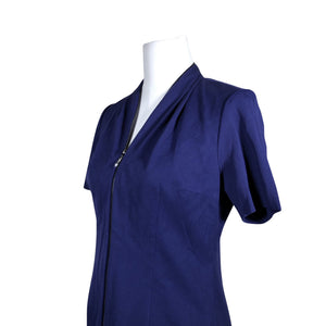 Unisex Elie Tahari - Sheath dress, size 38 - Blue (2)