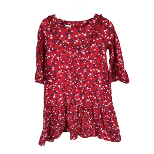 Unisex Polarn O. Pyret - Dress, size 110 - 116 - Red (1)