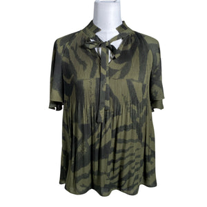 Unisex Lauren Ralph Lauren - Short-sleeved blouse, size 38 - Green (1)