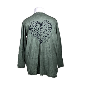 Unisex Gina Benotti - Cardigan, size 44 - Green (2)