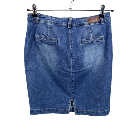 Unisex Benetton - Denim skirt, size 38 - Blue (2)