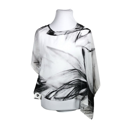 Unisex Modelia - Short-sleeved blouse, size 44 - Gray ()