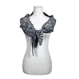 Unisex Handmade - Shawl, size Midi - Light blue (1)