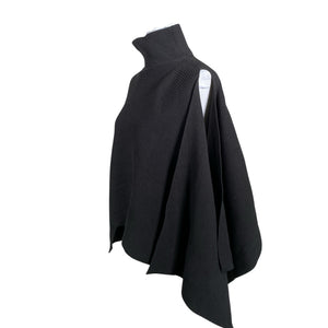 Unisex Nü Denmark - Poncho, size 38 - Black (2)