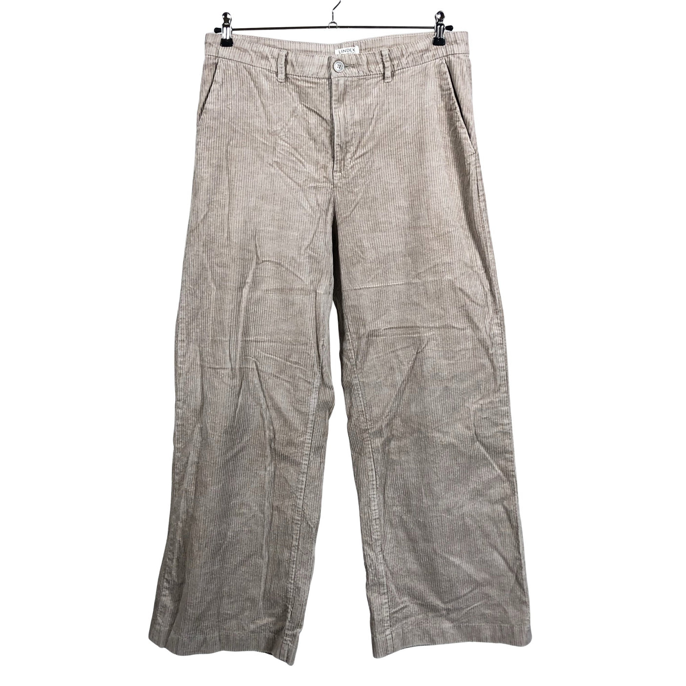 Unisex Lindex - Velvet pants, size 44 - Beige (1)
