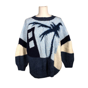 Unisex Handmade - Sweater, size 40 - Blue (1)