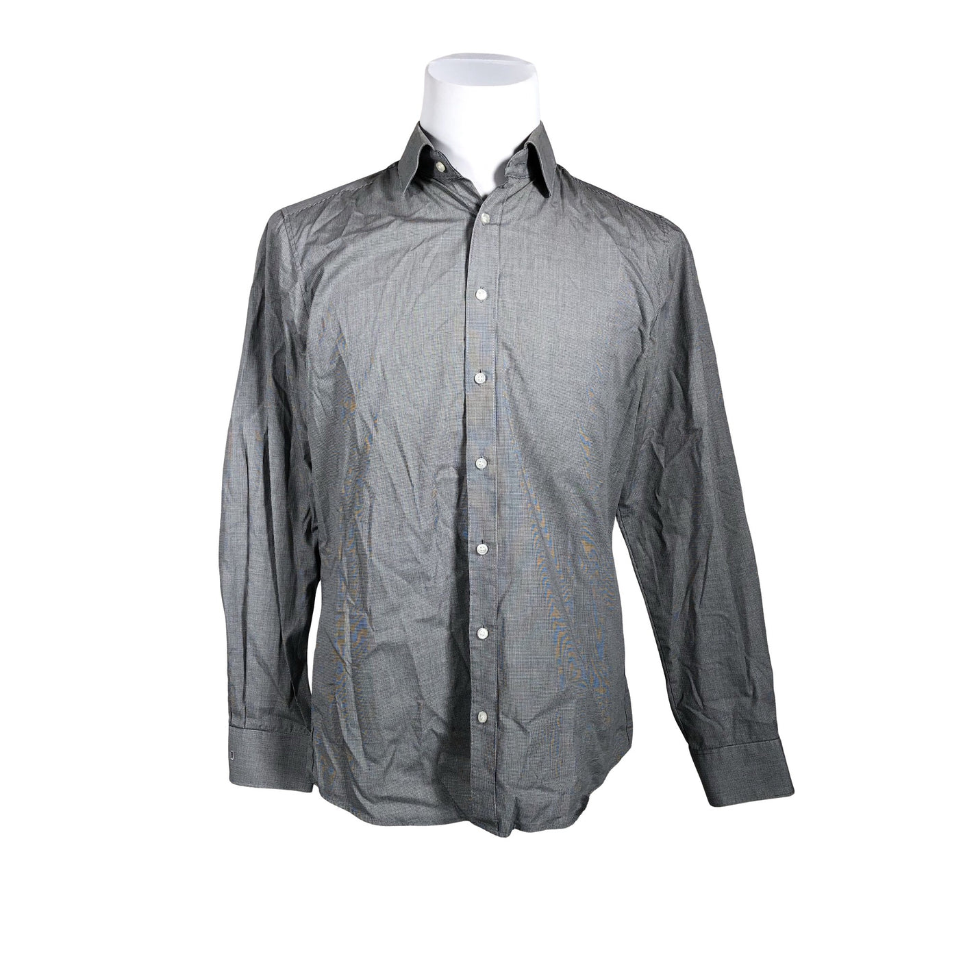 Unisex Olymp - Collared shirt, size L - Gray (1)