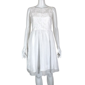 Unisex Handmade - Leather skirt, size 34 - White (1)