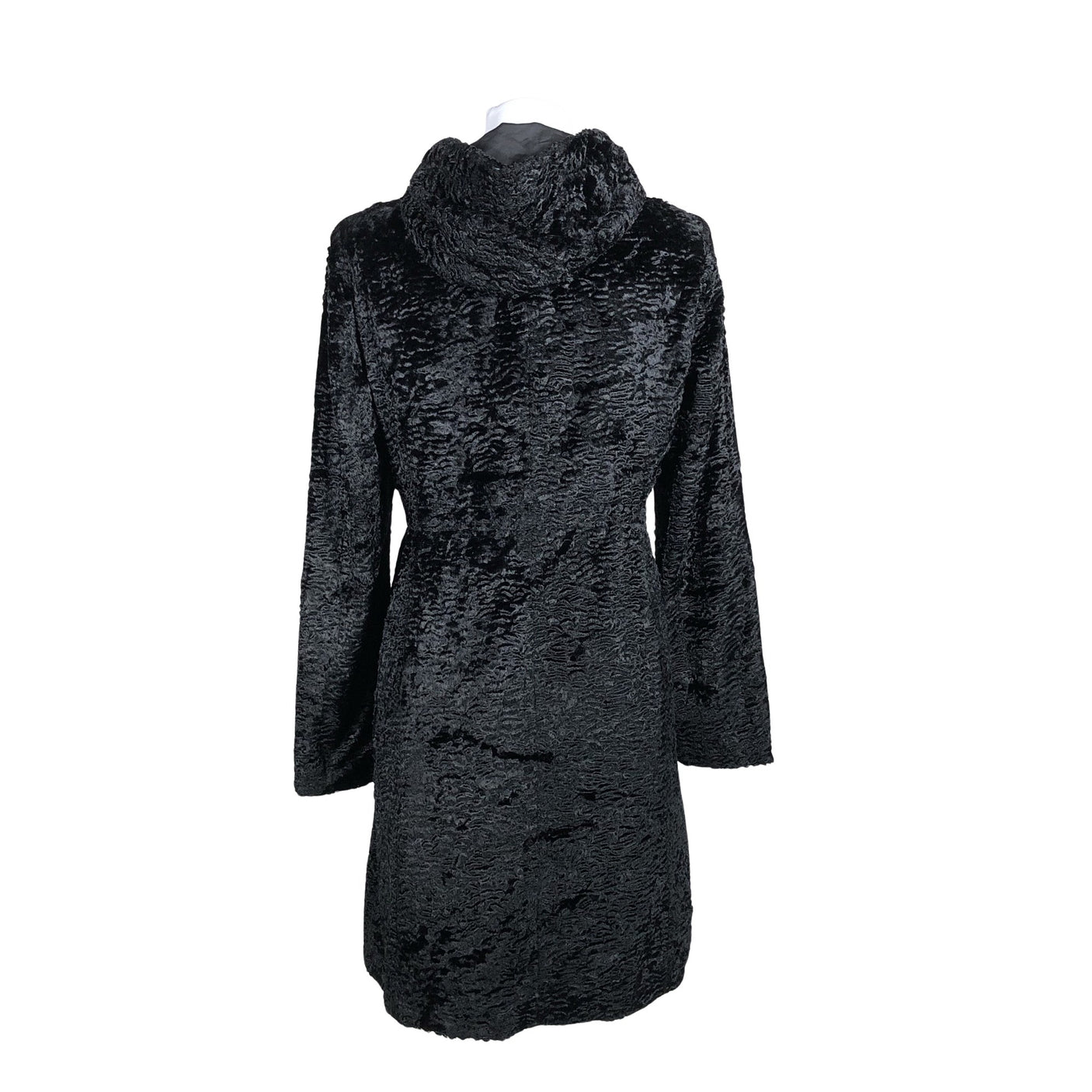 Unisex White Label - Faux fur coat, size 36 - Black (3)