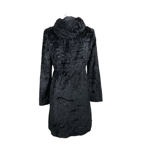 Unisex White Label - Faux fur coat, size 36 - Black (3)