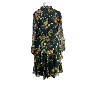 Unisex Lauren Ralph Lauren - Schiffon dress, size 44 - Green (2)
