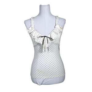 Unisex Benetton - Tricot tank top, size 38 - Natural white (1)