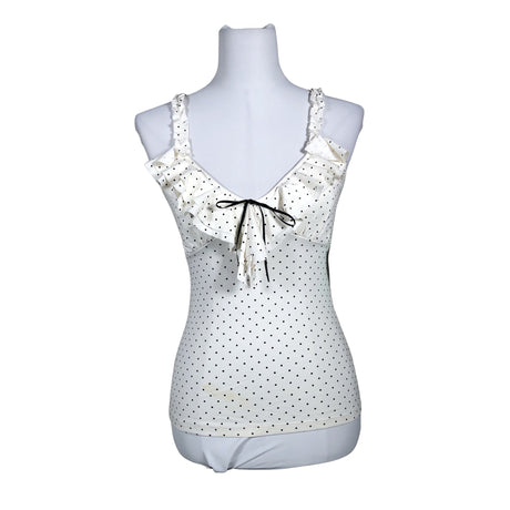 Unisex Benetton - Tricot tank top, size 38 - Natural white ()