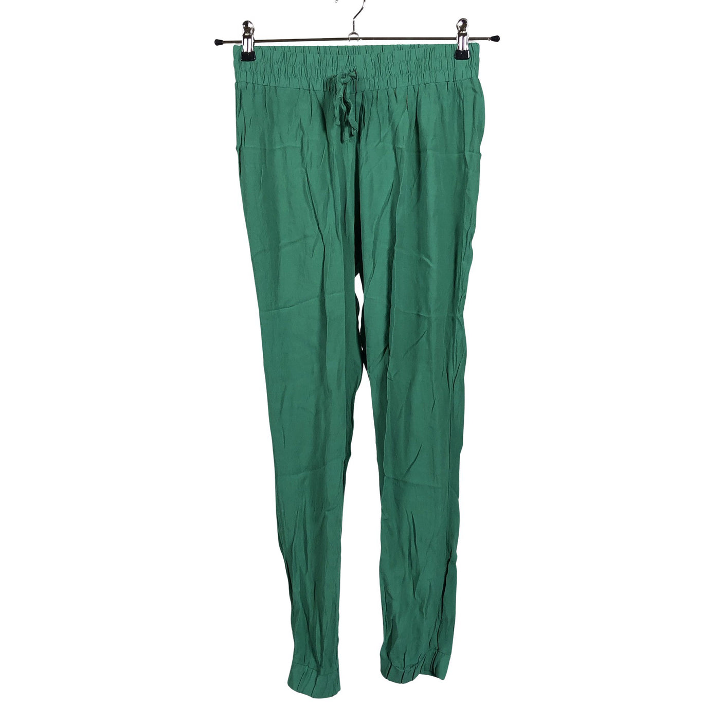 Unisex Benetton - Schiffon trousers, size 36 - Green (1)