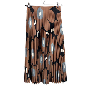 Unisex Marimekko - Pleated skirt, size 36 - Brown (1)