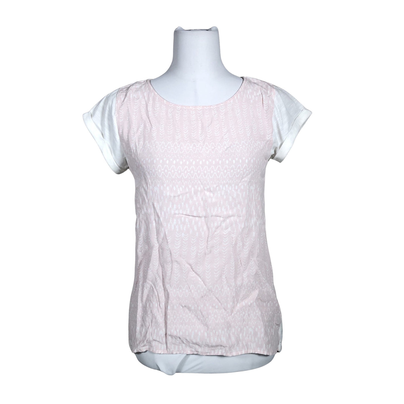 Unisex Esprit - Short-sleeved blouse, size 34 - Light pink (1)