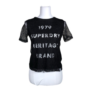 Unisex Superdry - T-shirt, size 36 - Black (1)