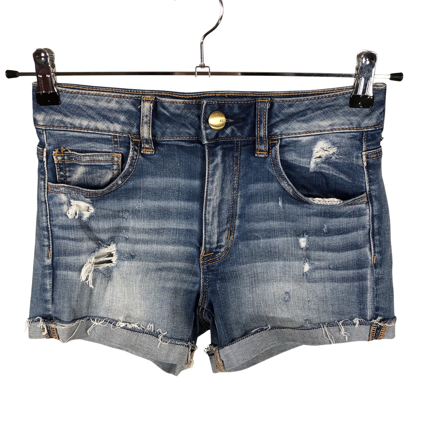 Unisex American Eagle Outfitters - Denim shorts, size 34 - Blue (1)