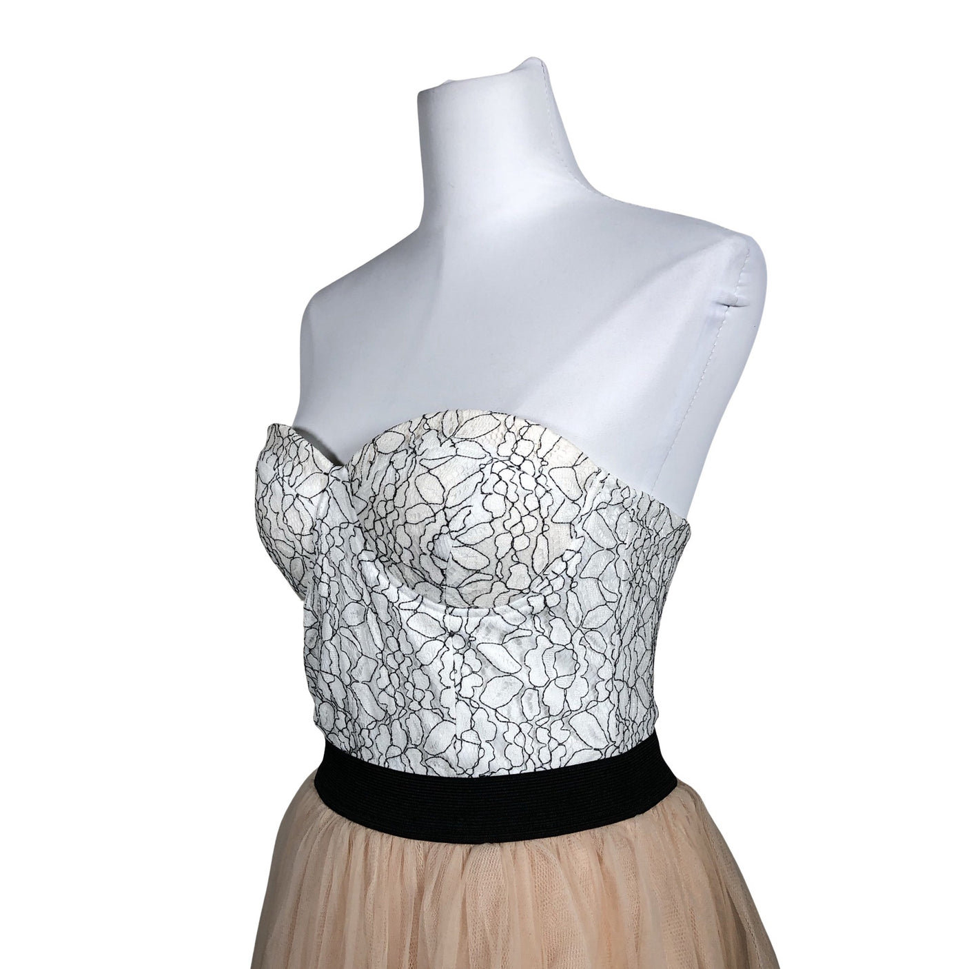 Unisex Rare London - Party dress, size 38 - Light pink (2)