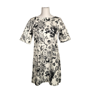 Unisex R-collection - Dress, size 36 - White (1)