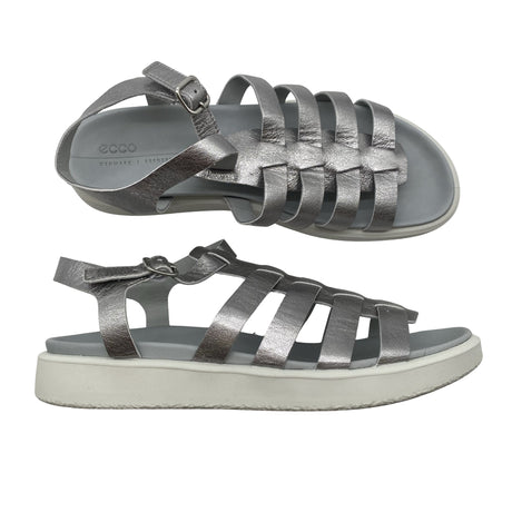 Unisex Ecco - Sandals, size 41 - Silver ()