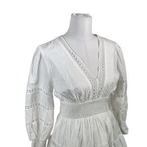 Unisex By Malina - Dress, size 40 - White (3)