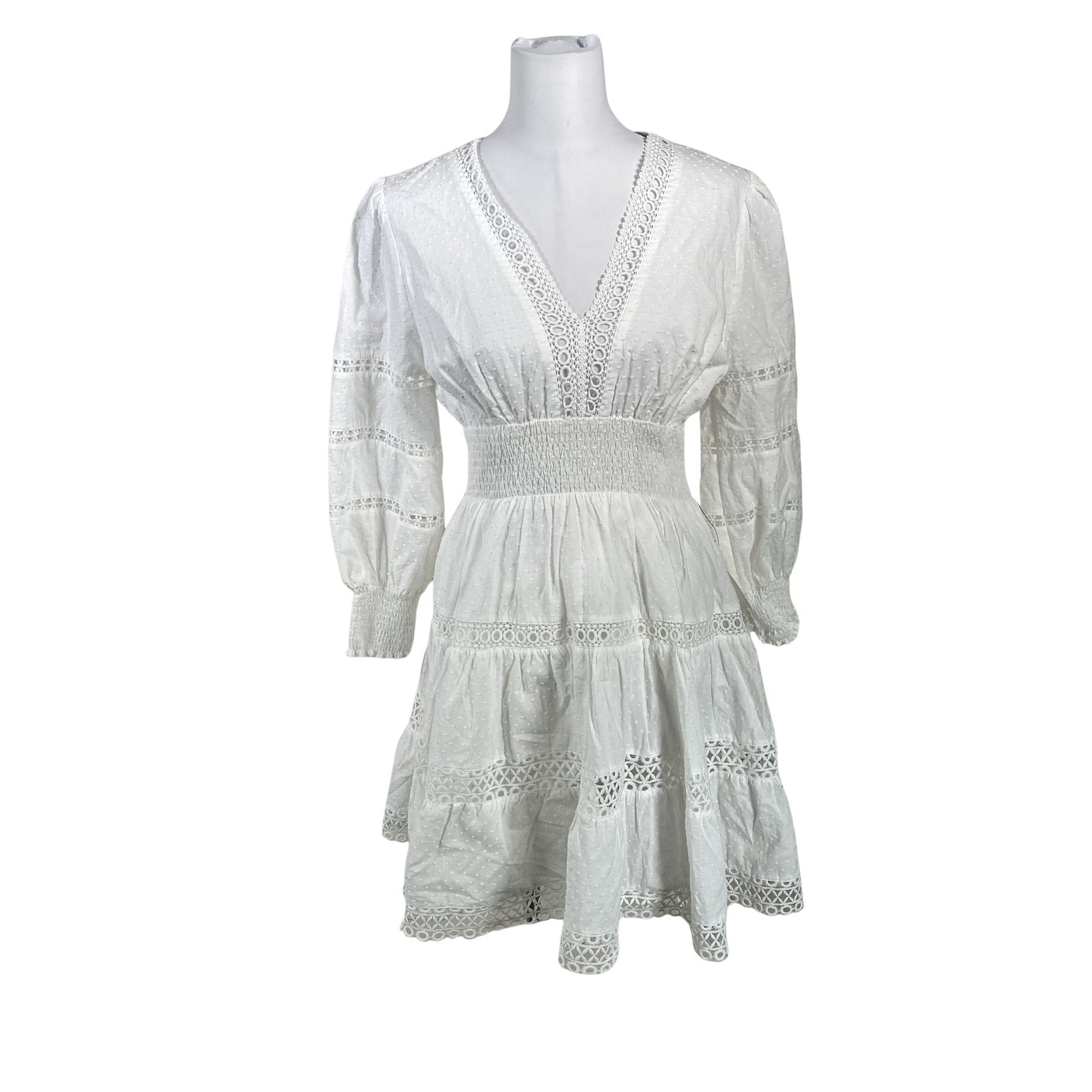 Unisex By Malina - Dress, size 40 - White (1)