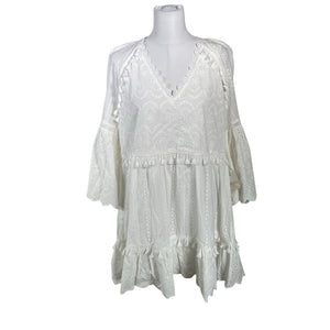 Unisex By Malina - Dress, size 40 - White (1)