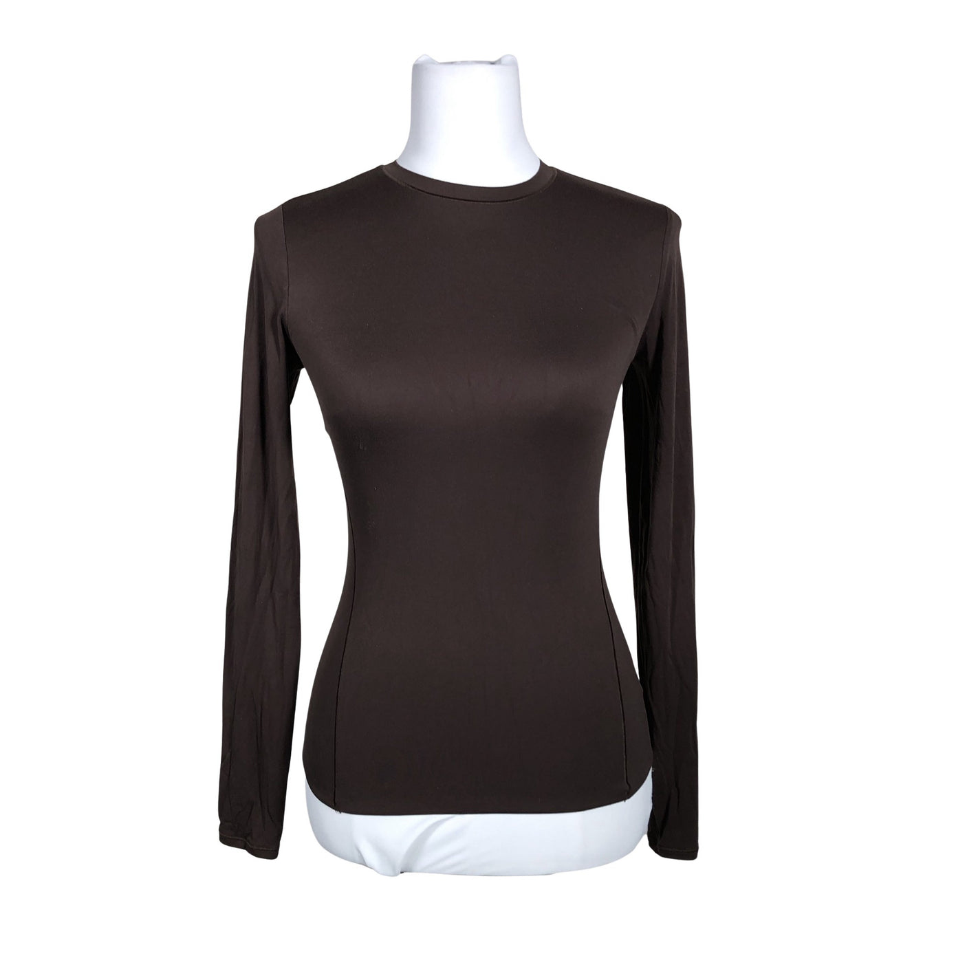 Unisex Lululemon - Sports shirt, long sleeve, size 34 - Brown (1)