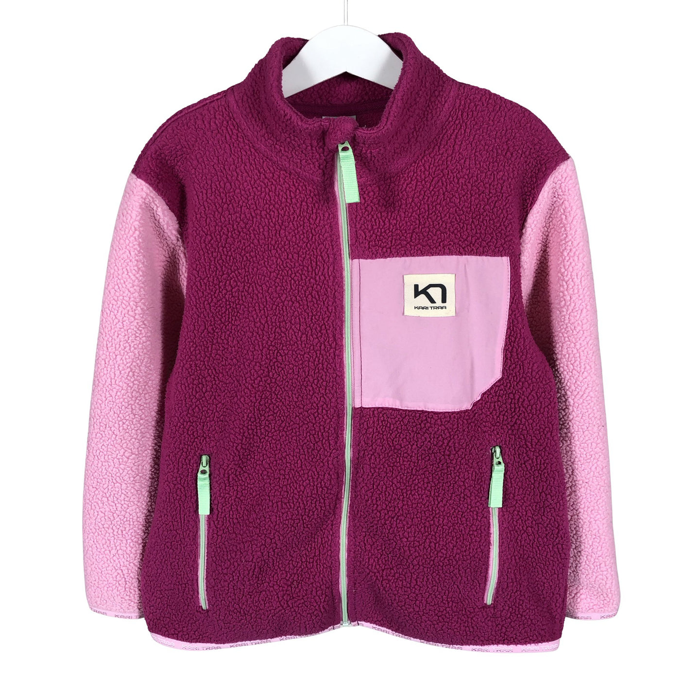 Unisex Kari Traa - Fleece jacket, size 122 - 128 - Violet (1)