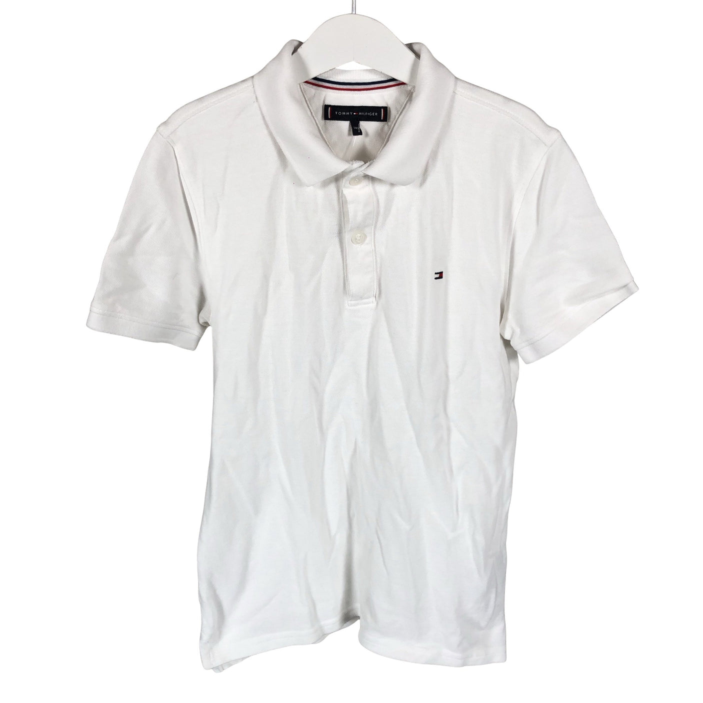 Unisex Tommy Hilfiger - Polo shirt, size 134 - 140 - White (1)