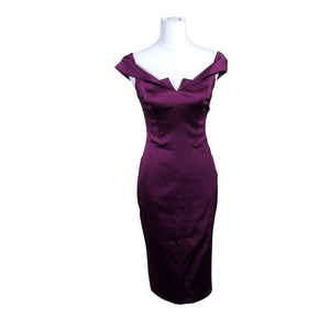 Unisex Karen Millen - Party dress, size 38 - Violet (1)