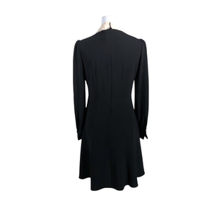 Unisex Gerard Darel - Schiffon dress, size 38 - Black (2)