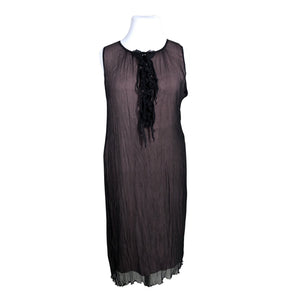 Unisex Muotikuu - Schiffon dress, size 42 - Black (1)